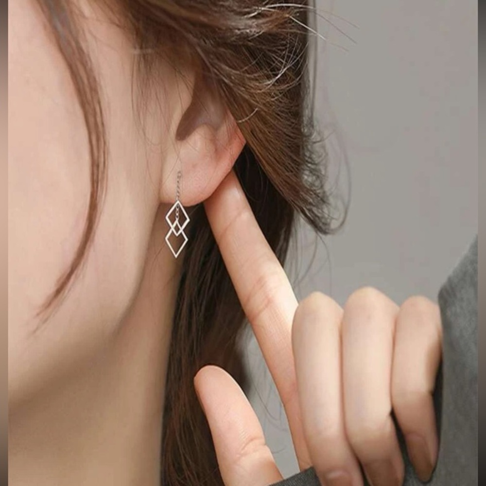 Beautiful Geometric Drop Earrings excellent as a gift